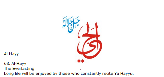 Allah name Al-hayy